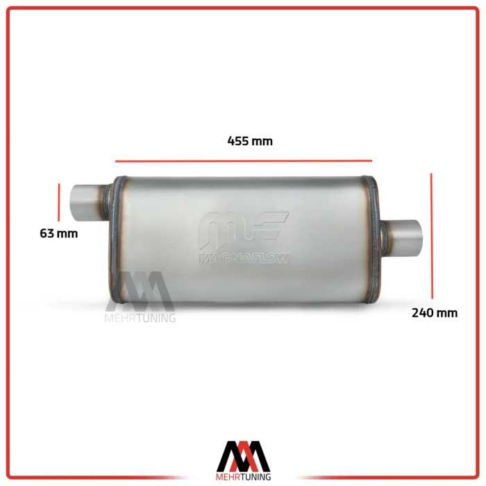 قیمت سنتر اگزوز کتابی وسط به کنار طول 455