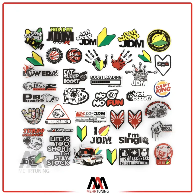 استیکر ماشین طرح JDM