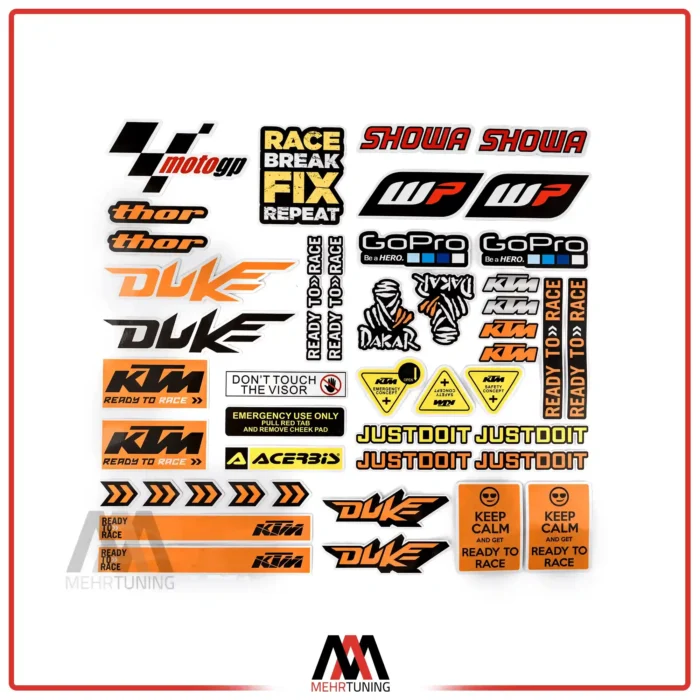 برچسب ماشین طرح KTM