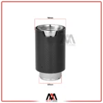 فروشگاه سر اگزوز BMW تک لول فیبر کربن مدل M