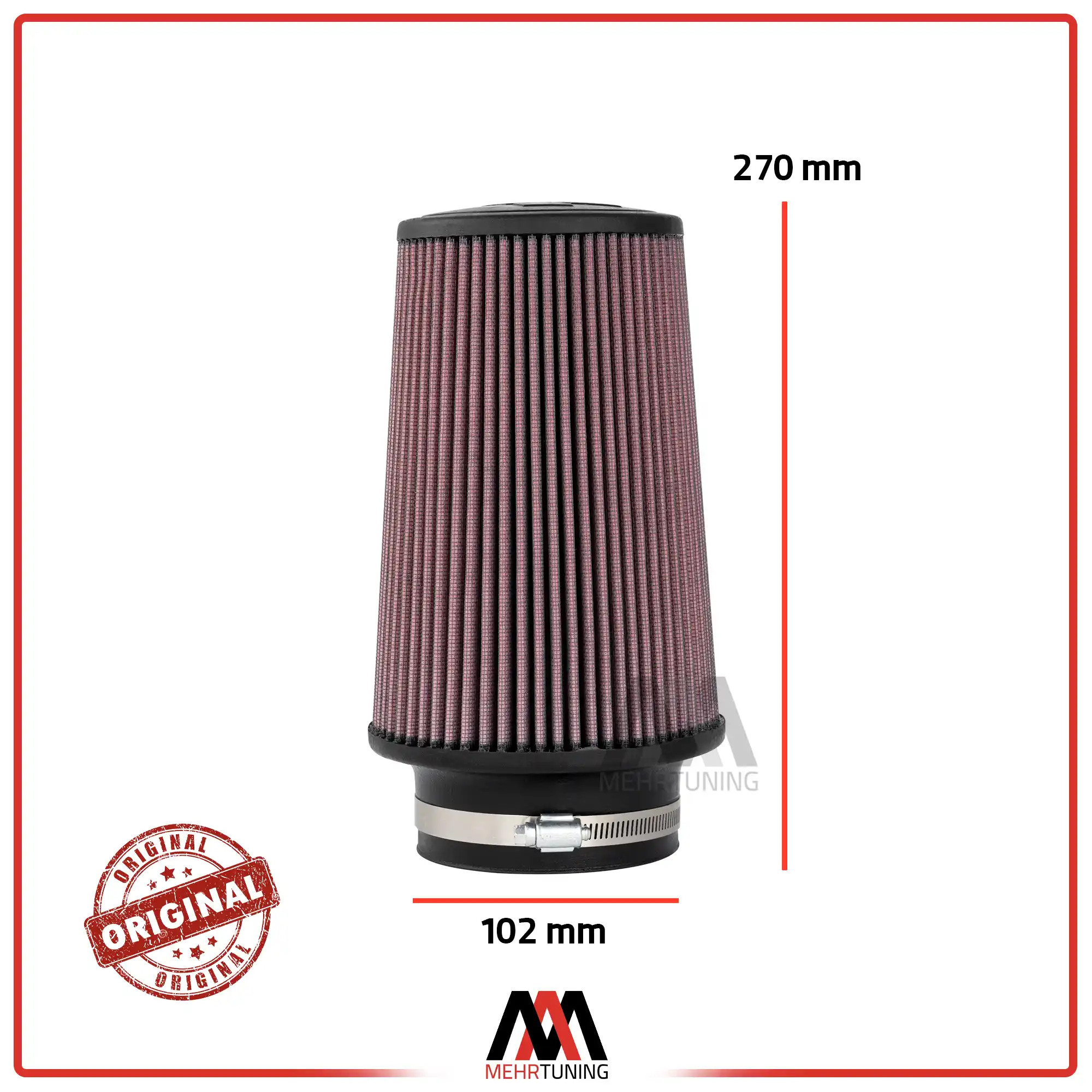 فیلتر هوا K&N بلند اورجینال 0870 1 فیلتر هوا K&N بلند اورجینال