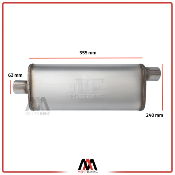 سنتر اگزوز کتابی وسط به کنار مگنافلو