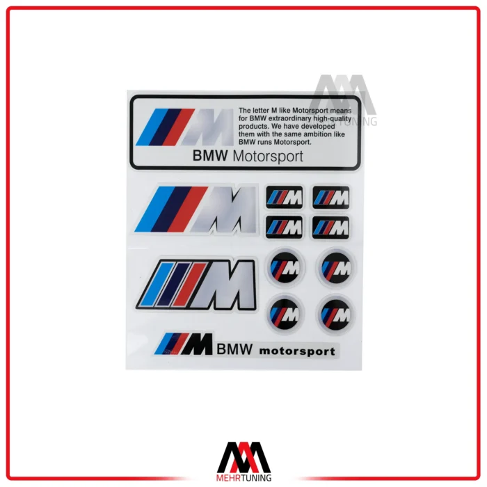 برچسب ماشین طرح BMW Motorsport کد 01