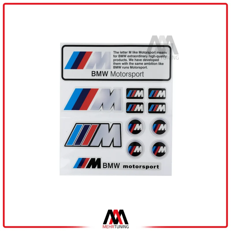 برچسب ماشین طرح BMW Motorsport کد 01