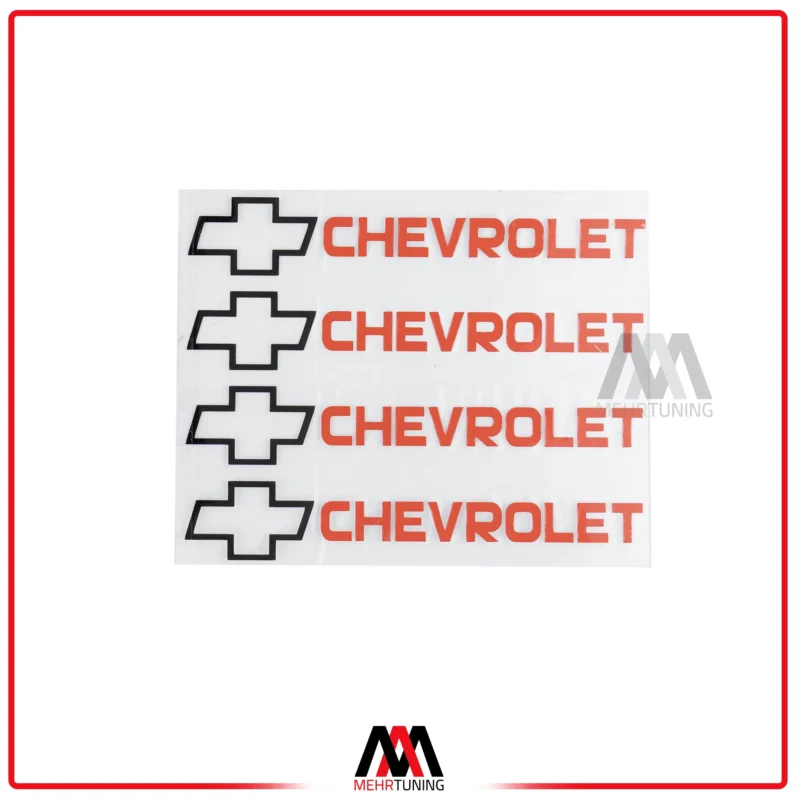 برچسب خودرو طرح Chevrolet
