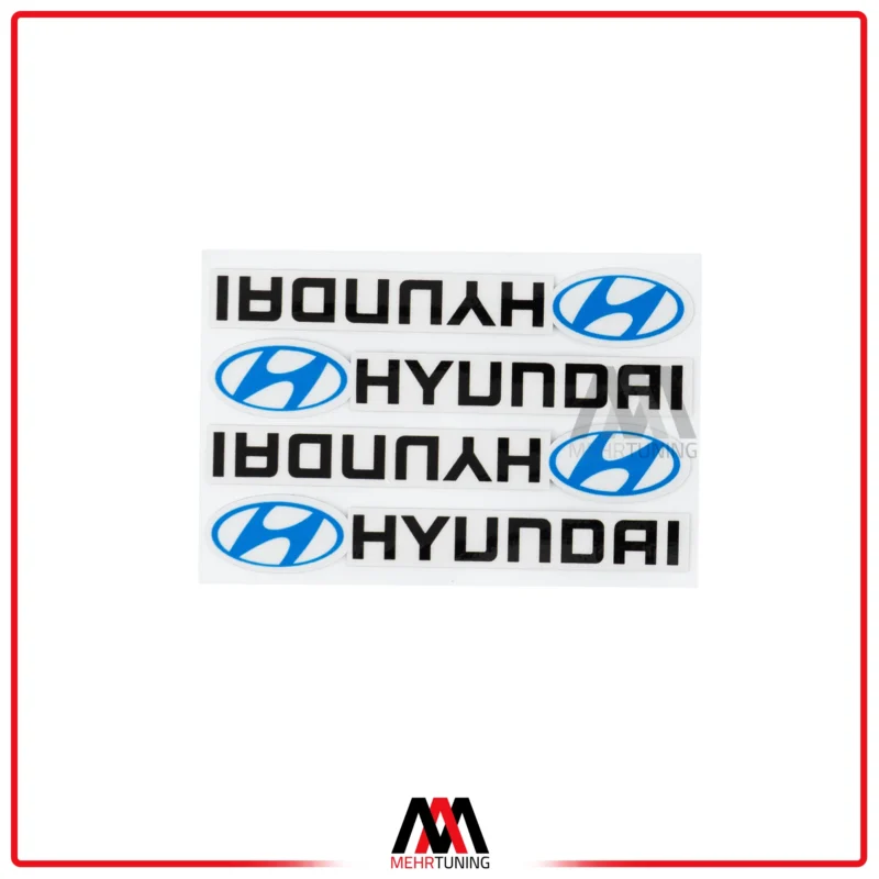 برچسب خودرو طرح HYUNDAI