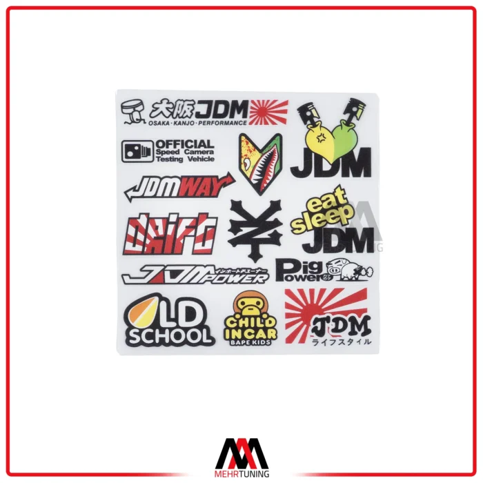 برچسب خودرو طرح JDM کد 05
