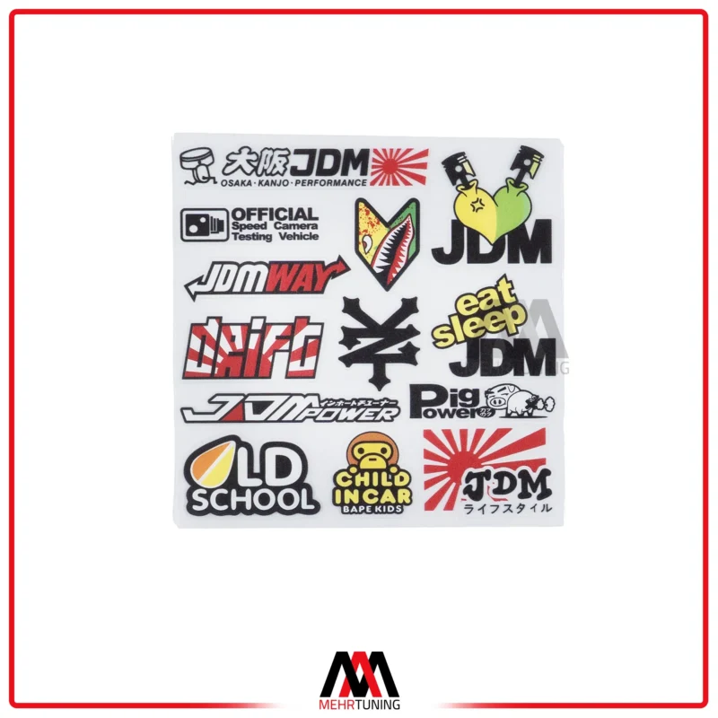 برچسب خودرو طرح JDM کد 05