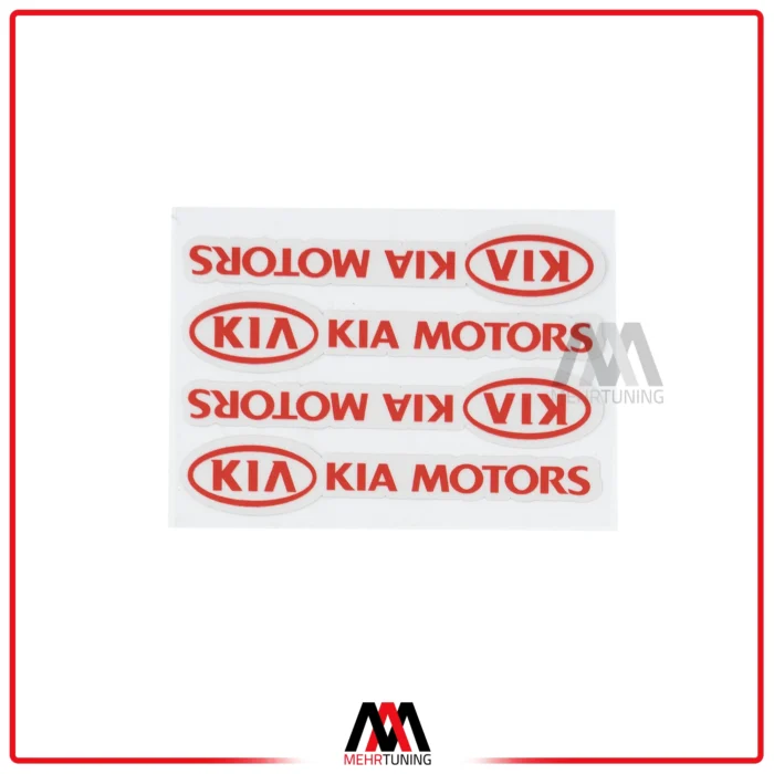 برچسب خودرو طرح KIA MOTORS