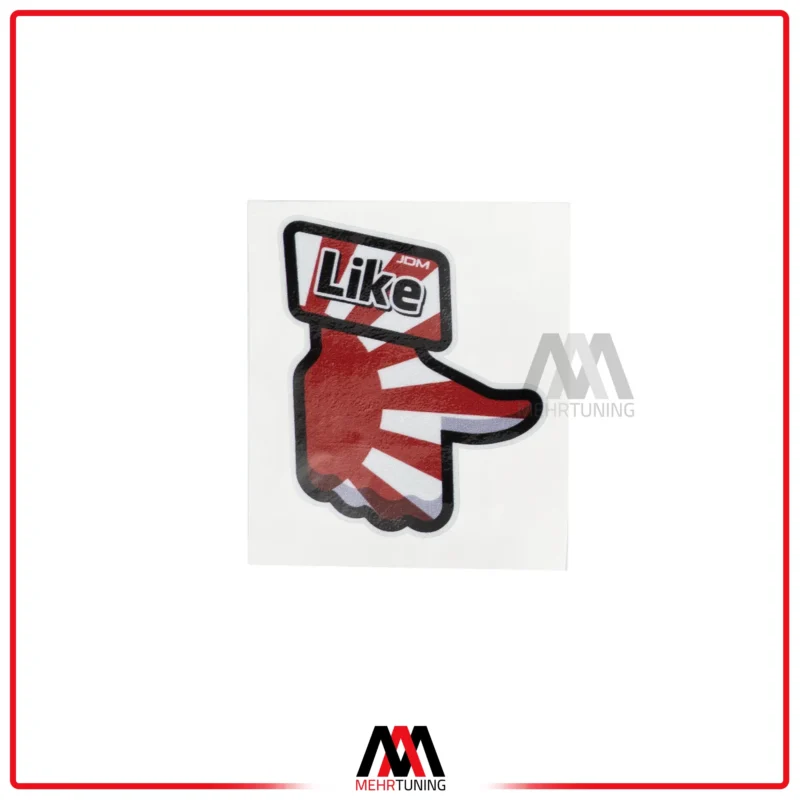 استیکر ماشین طرح Like