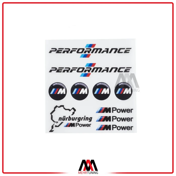 برچسب ماشین طرح M Power کد 01