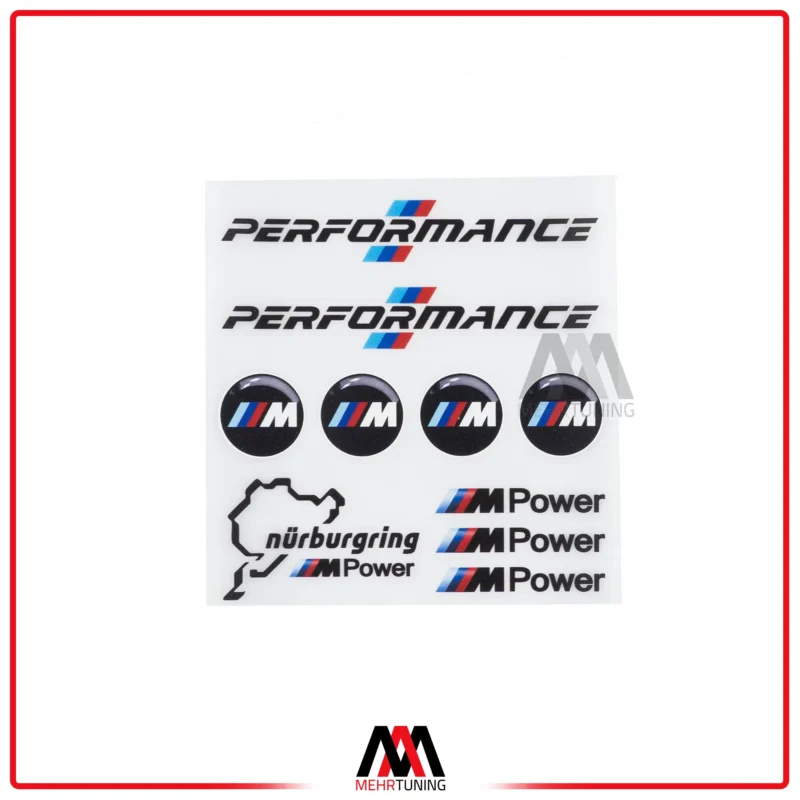 برچسب ماشین طرح M Power کد 01