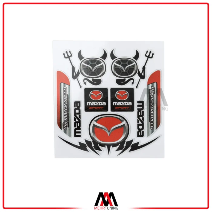 استیکر ماشین طرح MAZDA کد 02