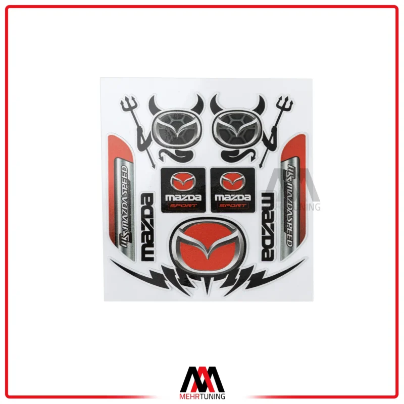 استیکر ماشین طرح MAZDA کد 02