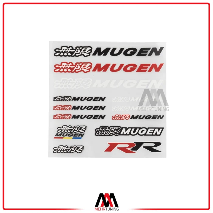 برچسب ماشین طرح Mugen