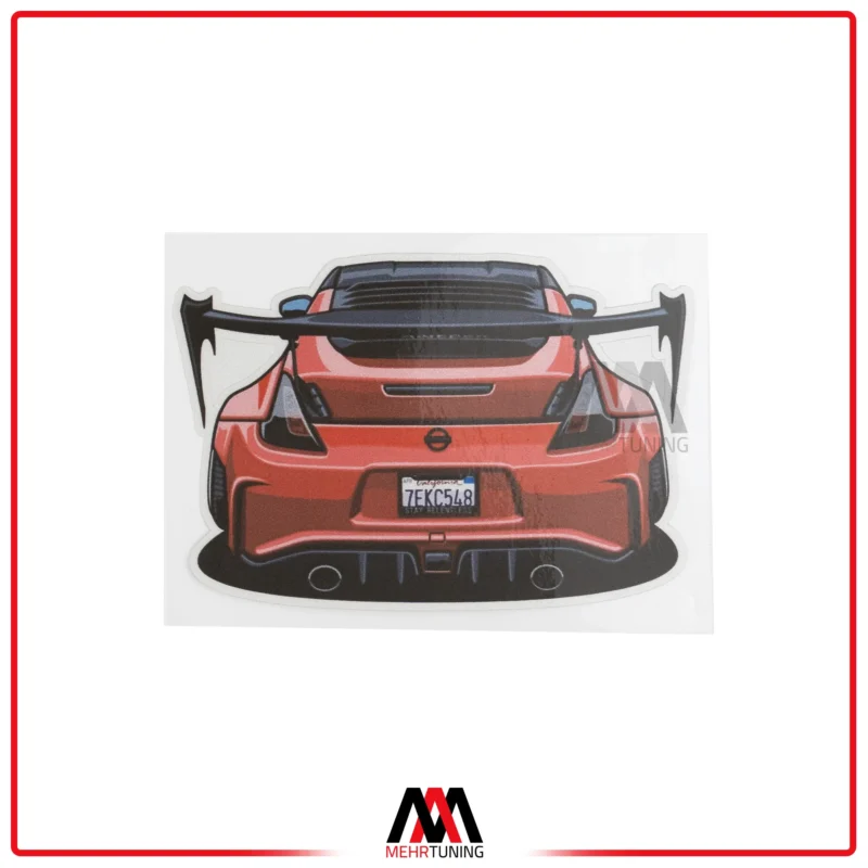 استیکر ماشین طرح نیسان 370z