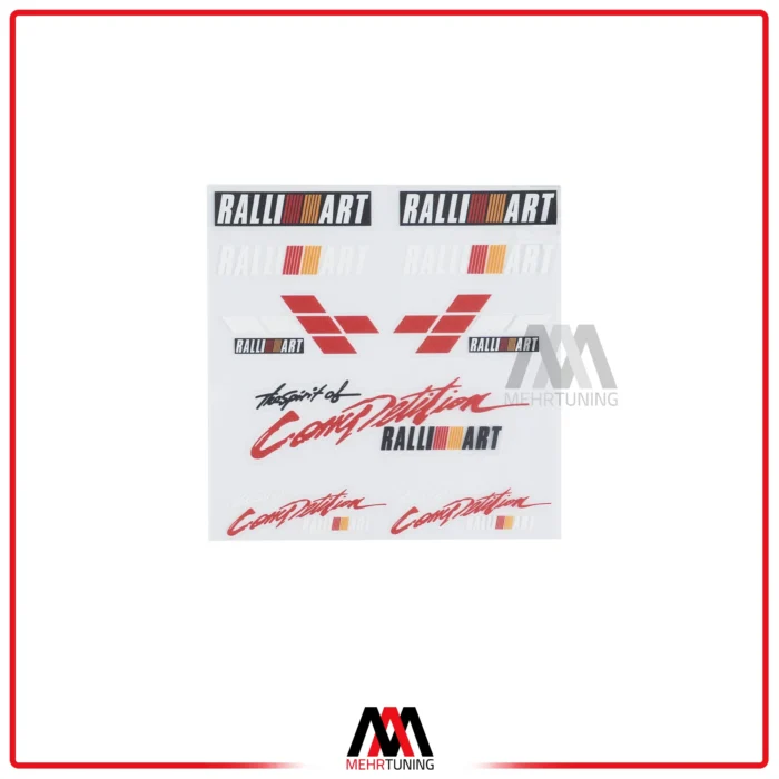 استیکر ماشین طرح Ralliart کد 02