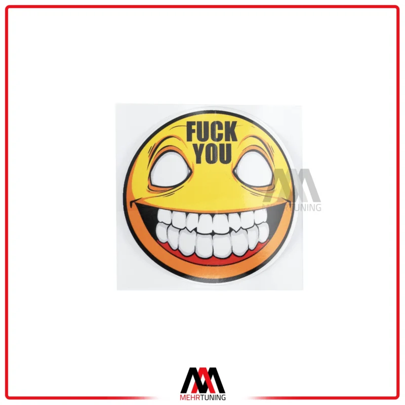 برچسب ماشین طرح Smile