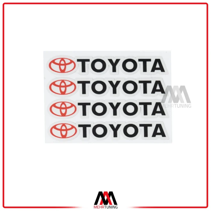 برچسب خودرو طرح TOYOTA
