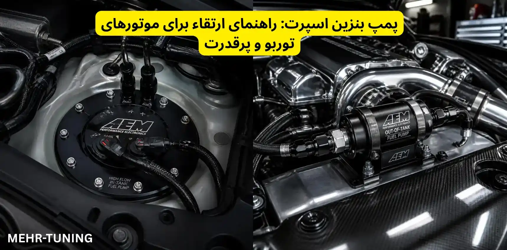لوازم توربو تیونینگ خودرو | MehrTuning 42 پمپ بنزین اسپرت: راهنمای ارتقاء برای موتورهای توربو و پرقدرت