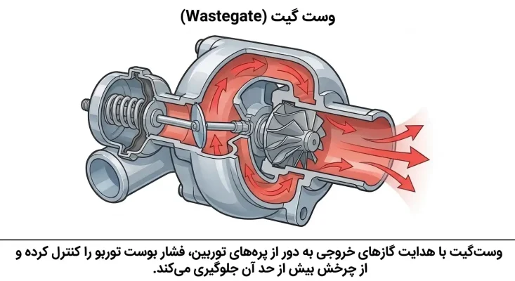 وست گیت (Wastegate) چیست و چه وظیفه‌ای دارد؟ 